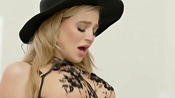 Blake Blossom Bent Over For Intense Fingering!