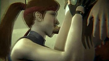 final fantasy 7 features blowjob scenes with aerith, jessie, and tifa