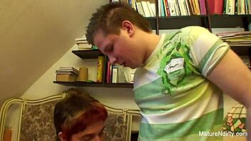 Hey, wanna watch this mature granny slut take it hard in anal? How does she handle such intense pounding?