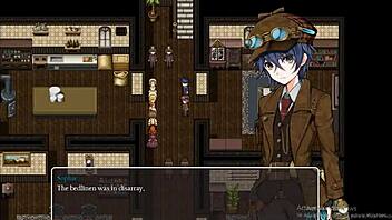 Detective Girl Investigating Missing Dancer In Steam City