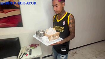 Hot Blonde Begs for Hotel Action With Young Stud After Breakfast