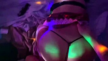 MILF WIFE SHOWS OFF BIG ASS AND TITS WHILE RIDING MONSTER COCK IN LINGERIE