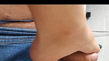 Got Cum On Feet After Hot Footjob