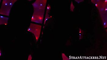 lingerie lesbians rimming with strapon