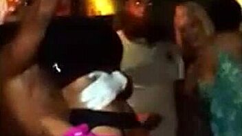 Venezuelan Stripper Tears Clothes Off in Wild Latino Party