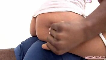 little lorie get fucked by black men cum in mouth