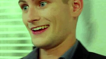 Hot gay sex in the office with monster cock sucking?