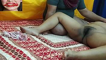 My Indian wife gets so hot with hubby fingering her hairy pussy in desi POV action.