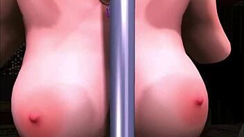 Stepbrother and stepsister play a naughty game with big boobs