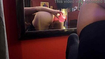 kai plays with a huge toy in socks