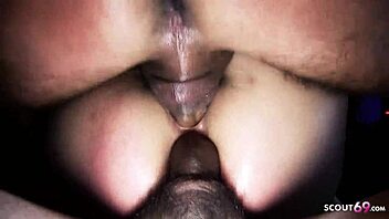 Isobel Ice, a curvy mature, experiences anal and double penetration in a gangbang with bukkake finale