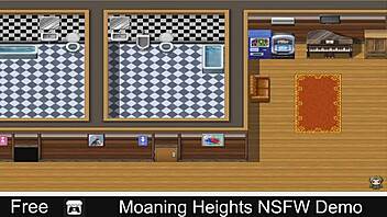 moaning heights game demo with anime hentai elements