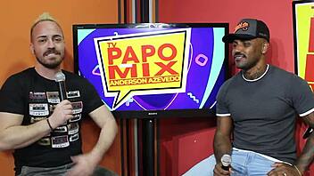 Vitor guedes performs in a hardcore gay sex show in sao paulo.