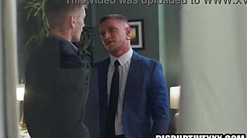 Hot gay sex in the office with monster cock sucking?