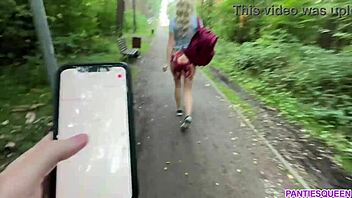 Stepbrother Cranks Lovense Lush Vibrator to Max in Public Park!