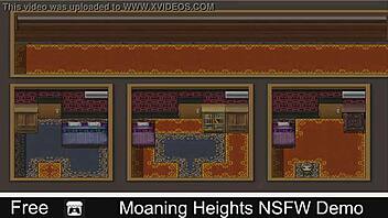 moaning heights game demo with anime hentai elements