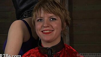 Tying up the hot girl tightly, preparing her for intense punishment with ropes and restraints.