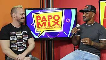 Vitor guedes performs in a hardcore gay sex show in sao paulo.