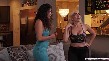 busty babe facesits her lesbian ex-girlfriend