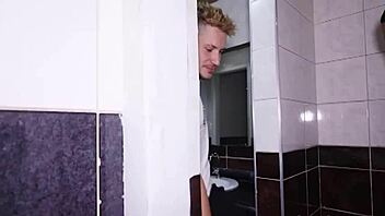 fucking the bathroom employee, what a thrill?
