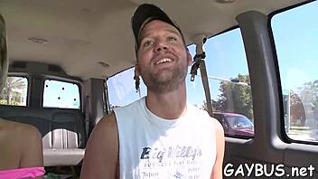 Men having sex in gay porn video
