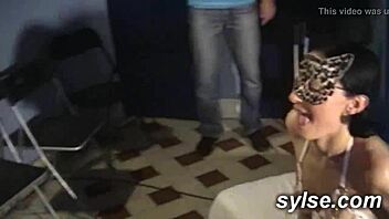 Three amateur French milfs sharing hard cocks in a steamy homemade voyeur compilation