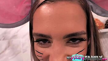 cosplay girl gets fucked by monster