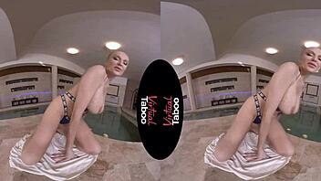 in virtual taboo, kayla green with tattoos and big ass gets so wet in pov scene