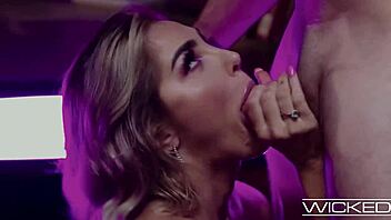 Blonde bombshell seduces and gets penetrated with ejaculation and trembling