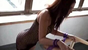 tied up teen gets rough pussy fuck