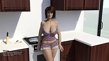 Curvy Milf Teases with Big Ass in Heartfelt Episode 14 Scene