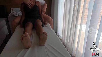 little black teen caught fucking therapist during massage