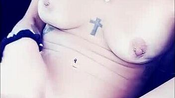 vanessa vixon masturbates her big tits and ass in femdom fetish solo pussy play