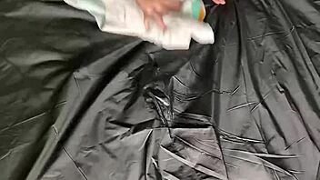 Watch this milf's anal squirting orgasm at the window