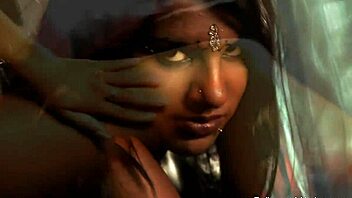 Dancing Princess from Bollywood Undresses Softly