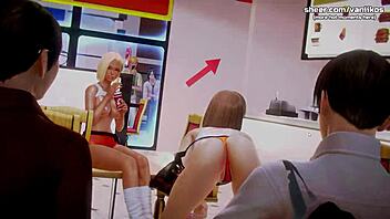 beautiful 18yo teen shows off ass and tits in job interview