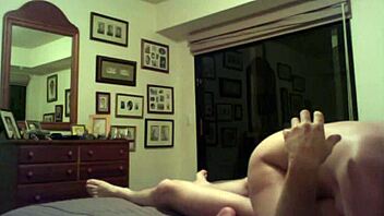 Alex Trotter riding dick hard in bed