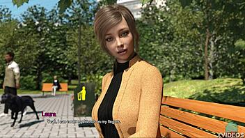 hot sexy babe bathes intensely