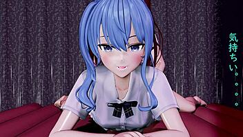 Hentai lesbians with vibrator
