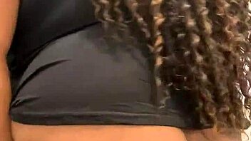 Chubby latina shows off in hotel bathroom