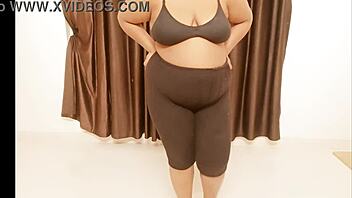 Indian housekeeper with large breasts from Hyderabad