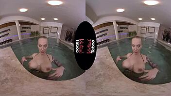 in virtual taboo, kayla green with tattoos and big ass gets so wet in pov scene