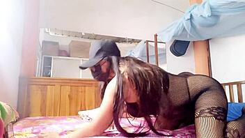 Stepdaughter's seduction with intimate lingerie and solo play in homemade video