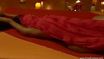 Massage leads to sweet exotic pussy fingering