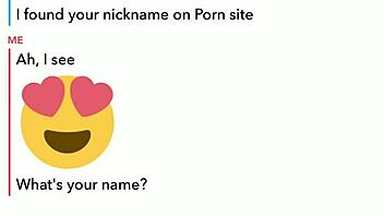 A young girl enjoys an erotic chat online