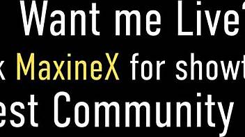 Does maxine x eat all of alec knight's cock after her dildo fuck session?