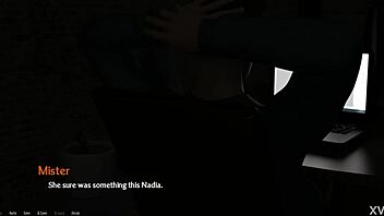 hot sexy babe bathes intensely