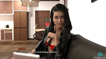 hot sexy babe bathes intensely