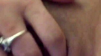 Using Vibrator on Her Tight Dry Pussy Lips