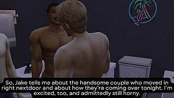 Owen And Jake Fuck The New Neighbor Couple In Gym Group.